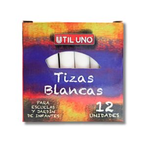 UTIL UNO TIZA BLANCA X 12 U