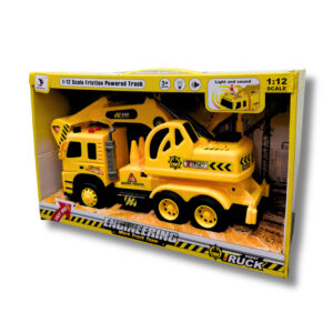 CAMION EXCAVADOR AMARILLO