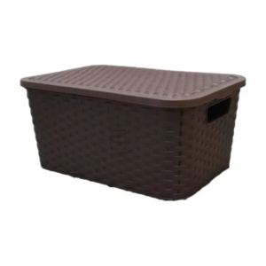 POO CANASTO MARRON C/TAPA