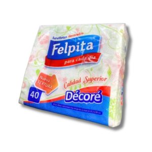 FELPITA SERV. DECORADAS X 40u