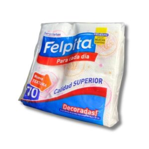 FELPITA SERV. DECORADAS X 70u