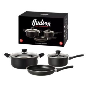HUDSON SET TEFLON 5 P. NEGRO
