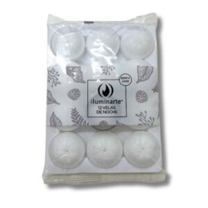 ILUMINARTE VELAS DE NOCHE x 12 U