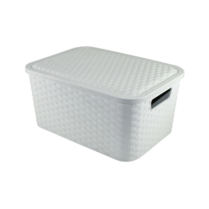 POO CANASTO BLANCO C/TAPA