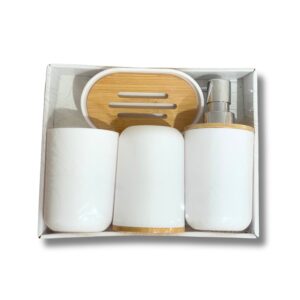 ENCANTA SET BAÑO PLAST. x4