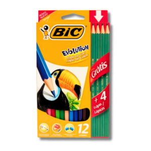 BIC EVOLUTION LAPIZ COLOR x12