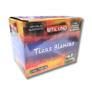UTIL UNO TIZA BLANCA 48u