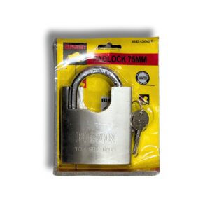 BISON CANDADO ACERO 75mm