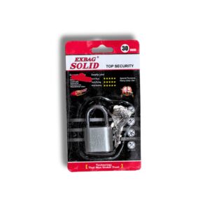 EMANUEL CANDADO PLATEADO 30mm