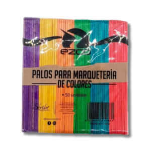EZCO PALITOS HELADO COLOR x50u