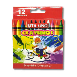 UTIL UNO CRAYONES COLOR x12u.