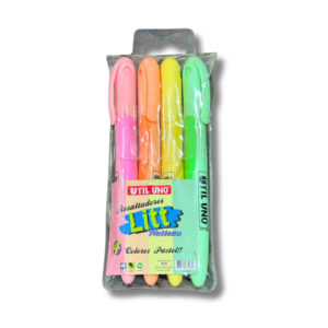 UTIL UNO RESALT. FINO PASTEL x4u