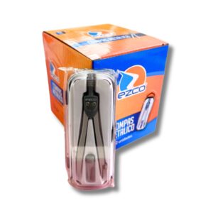 EZCO COMPAS METALICO CON ESTUCHE