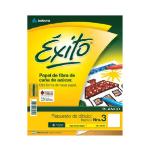 EXITO REP. DIBUJO BLANCO N3 x8