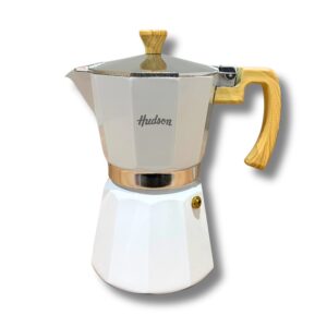 HUDSON CAFETERA BLANCA 6 TZ.