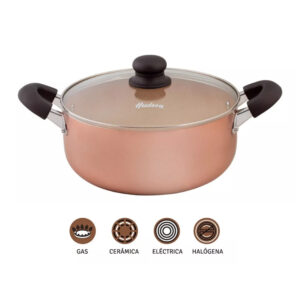 HUDSON CACEROLA COBRE 24cm