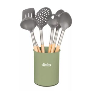HUDSON SET UTENSILLOS 7PZ OLIV