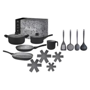 HUDSON SET GRANITO NEGRO 15 P.