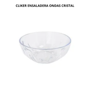 CLIKER ENSALADERA ONDAS CRISTAL