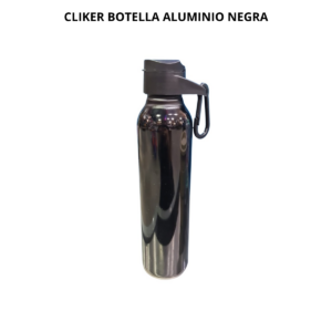 CLIKER BOTELLA ALUMINIO NEGRA
