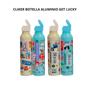 CLIKER BOTELLA ALUMINIO GET LUCKY