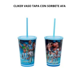 CLIKER VASO TAPA C/SORBETE AFA