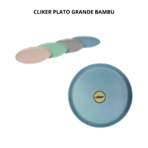 CLIKER PLATO GRANDE BAMBU