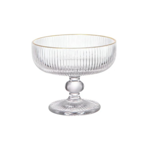 TK SET X6 COPAS HELADO B/DORADO