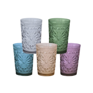 HOME VASOS COLOR CAJA X6