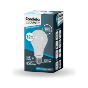 CANDELA LAMPARA LED FRIA 12W PACK X5