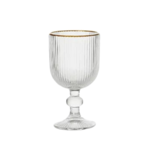 TK SET X6 COPAS VINO B/DORADO