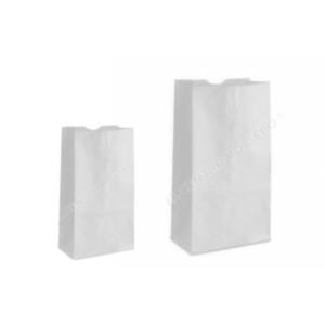 BOLSAS KRAFT BLANCAS X100