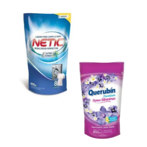 COMBO NETIC JABON LIQ. 800ml+ SUAVIZANTE QUERUBIN 900cc