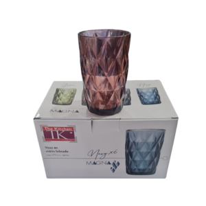 TK VASOS COLOR 370cc x6
